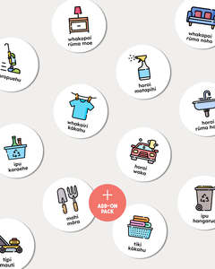 Digital Downloads: Chore Cards | Visual Routine Chart Add-on