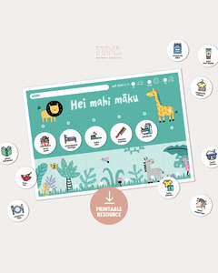Digital Downloads: Printable Visual Routine Chart System | Starter Pack