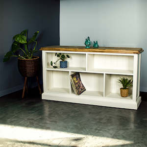 Versailles Outback Oak Bookshelf (Off White)