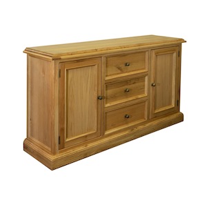 Versailles: Versailles Large Oak Buffet / Sideboard