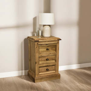 Versailles Oak Bedside Cabinet