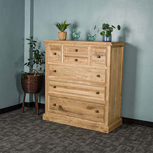 Versailles Oak 7 Drawer Chest