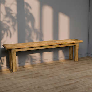 Bench Seats: Loire 1.8m Solid Oak Bench Seat