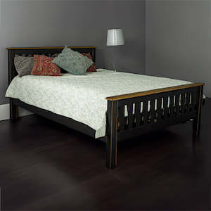 Cascais Oak Top Queen Bed Frame