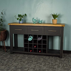 Cascais Large Buffet with Wine Rack