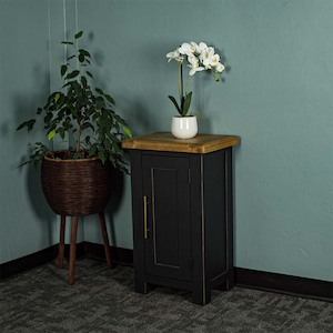Cascais Small Black Cupboard