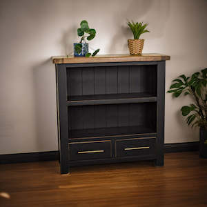 Cascais Oak-top Low Bookcase