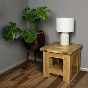 Camden Oak Lamp Table
