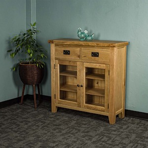 Vancouver Value: Vancouver Value 2 Drawer 2 Door Oak Sideboard