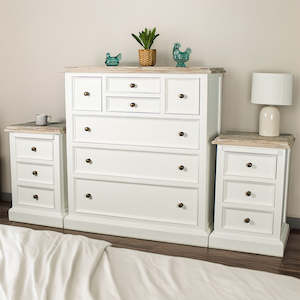 Biarritz Range: Biarritz 3 Piece Bedroom Suite With Tallboy