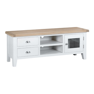 Titus: Titus Oak Top TV Unit / Entertainment Unit