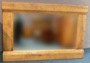 Caribbean: Caribbean Large Oak Mirror