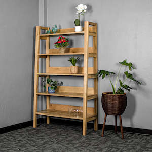 Kubic Oak Display Shelf