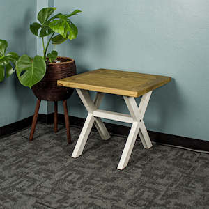 Byron Recycled Pine Lamp Table