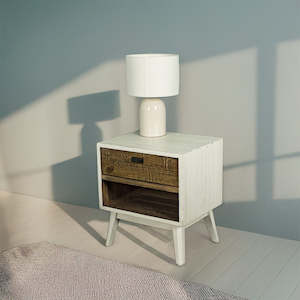 Nova Recycled Pine Lamp Table