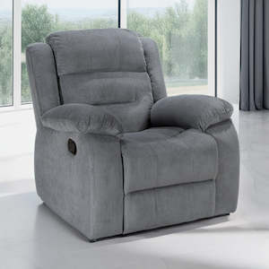 Costanza: Costanza Fabric Grey Recliner