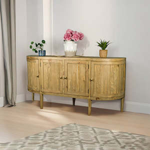 Buffalo Recycled Pine Curved Buffet