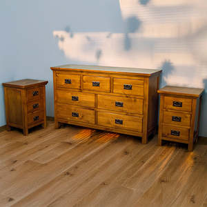 Sale: Montreal Three Piece Bedroom Suite With Lowboy