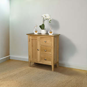 Oak Furniture: Victoria Oak Cupboard