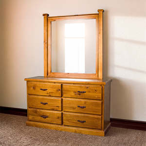 Dressing Tables: Jamaica Lowboy and Mirror
