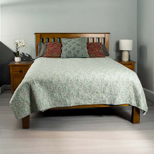 Trent Double Size NZ Pine Slat Bed Frame