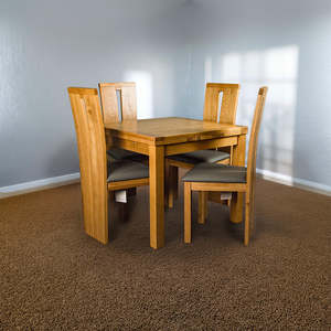 Bristol 4 Seater Extending Oak Dining Suite
