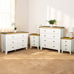 Oak Furniture: Tasmania 4 Piece Bedroom Suite
