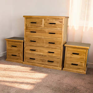 New Arrivals: Hive 3 Piece NZ Pine Bedroom Suite