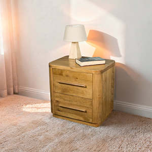 Kimberly 2 Drawer NZ Pine Bedside