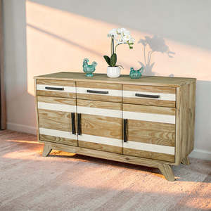 Soho 3 Drawer NZ Pine Large Buffet