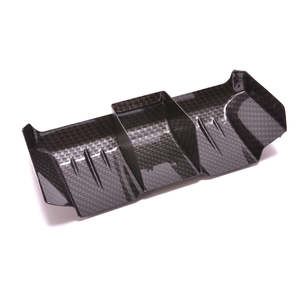 Cougar Laydown: AX103 AEROX 1/10 Wide Rear Wing - 1mm C/F (2 part)