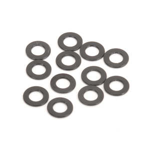 Storm 1: U4862 M3 Black Alloy Washers 0.5mm (pk12)