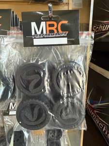 Speedway: MRC NZRCS Control Tire Set White (Soft)