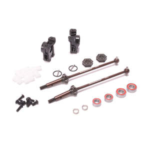 L1r: U8681 Option Alloy Rear Hub / CVD Assembly (-2mm) - L1R