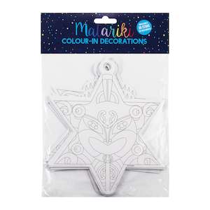 Help At Home: Matariki Colour-In Star Set