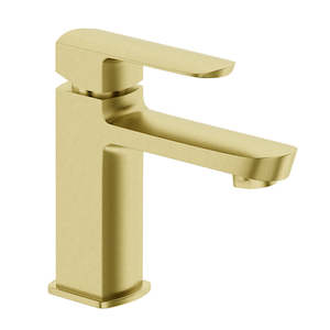 Basin Mixers: ELEMENTI ION BASIN MIXER - BRUSHED BRASS (MULTI PRESSURE)
