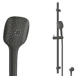 ELEMENTI SPLASH PLUS SQUARE / ION SLIDE SHOWER 3 FCT - GUN METAL