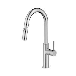 Kitchen Sink Taps And Mixers: DOVE GOOSENECK PULLOUT KITCHEN SINK MIXER | 4 COLOURS