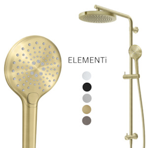 Shower Sets: ELEMENTI SPLASH PLUS ROUND COLUMN SHOWER - 5 COLOURS