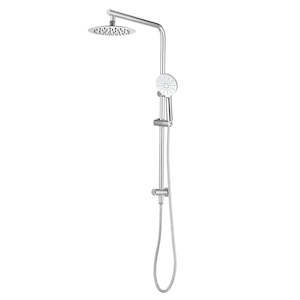 OPAL ROUND TWIN SHOWER WITH OVERHEAD RAIN SHOWER AND HAND SHOWER - 2 COLOURS