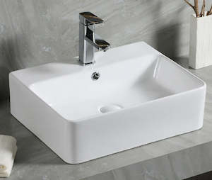 COUNTER TOP BASIN | GLOSS WHITE | 520x420x155MM