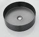 Opal 400mm Round Stainless Steel Vessel Basin - Black