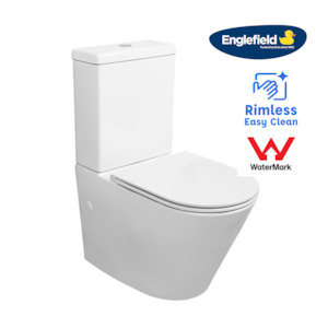 ENGLEFIELD EVORA RIMLESS BACK TO WALL TOILET SUITE
