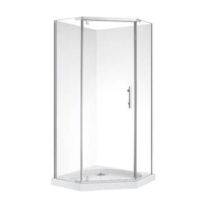 Shower Enclosure Kit: 1000X1000MM ANGLE SHOWER ENCLOSURE KIT - CHROME