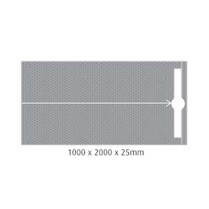 MARMOX 1000X2000MM READY TO TILE-OVER SHOWER BASE | TROUGH DRAIN TRAVERSE