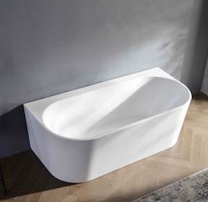 1700MM ZEPHYR OVAL SHAPE FREESTANDING BACK TO WALL BATH DN (ONLINE ONLY)