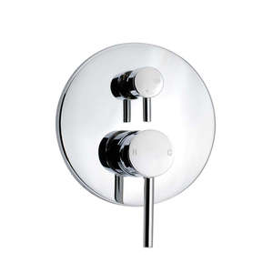 ROUND DIVERTER SHOWER MIXER - 5 COLOURS