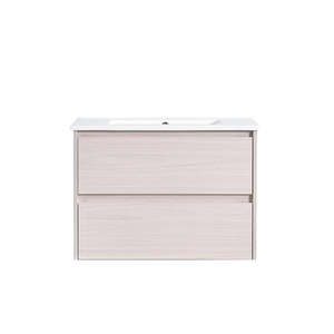 Wall Hung Vanities: ASH GREY WALL HUNG VANITY | 750MM