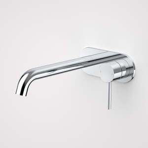 Caroma Liano II 210mm Wall Basin/Bath Mixer (Rounded Cover Plate) Lead Free | 5 Finishes