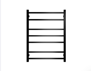 Products: 7 BAR SQUARE HEATED TOWEL RAIL 800H*600W DN- MATTE BLACK
